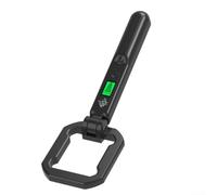 Détecteur de métaux avec écran LCD 360 ° Détection complète haute sensibilité Pointe étanche pour relique d'or, chasse, plage, trouveur de trésors pour adultes et enfants, noir, 26 cm