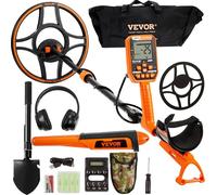 Détecteur de métaux étanche, bobine de 30 cm, détecteur d'or rechargeable professionnel, réglable de 99 à 127 cm avec écran LCD, 7 modes, puce DSP avancée, casque Bluetooth, IP68 pour la détection d'o