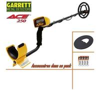 Détecteur de métaux GARRETT ACE 250 livré avec son protège disque.