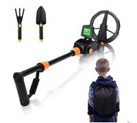 Détecteur de Métaux Haute Précision Hauteur Réglable, Pelle, pour Enfants Adultes,de Métaux Réglable Bobine de Recherche Étanche