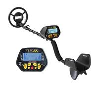 Detecteur de Metaux, MD3028 détecteur de métaux réglable Souterrain chercheur d'or Professionnel LCD Chasseur trésors Portable(Zwart)