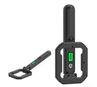 Détecteur de métaux pliable à main avec affichage numérique, lumière LED, alarme vibrante, sonde étanche pour la chasse, la plage, la recherche de trésors, l'exploration en plein air, baguette