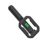 Détecteur de métaux portable 360° étanche IP66 avec lumière LED pour chasse au trésor pièces d'or recherche plage arrière-cour 37 cm noir