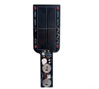 Détecteur de métaux portable à monter soi-même, sensibilité réglable, buzzer, indicateur LED, projet de soudure pour étudiants, amateurs, 19 x 6 x 3 cm