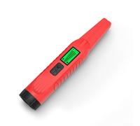 Détecteur de métaux portable - Outil de localisation à 360° avec vibration pour trouver des trésors pour adultes et enfants - Sensibilité réglable - Noir et rouge - 23,5 cm (rouge + noir)