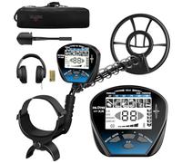 Détecteur de métaux pour adultes, détecteur de métaux professionnel étanche avec bobine IP68 de 25,4 cm, grand écran LCD, haute précision pour la détection d'or et d'argent et la chasse au trésor de