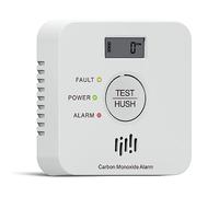 Détecteur de monoxyde de Carbone, Pile de 10 Ans Détecteur de CO avec écran LCD et Bouton de Test Silencieux, Conforme à la Norme EN50291, avertisseur de monoxyde de Carbone