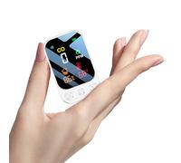 Détecteur de Monoxyde de Carbone Portable, Écran HD 6,3 cm, Affichage de la Température et de l'Humidité, Blanc