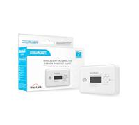 Détecteur de monoxyde de Carbone sans Fil interconnecté, Batterie 10 Ans, Alarme de monoxyde de Carbone, Alarme CO avec écran LCD et Bouton Test/Silence Conforme à la Norme EN50291 (1pack)