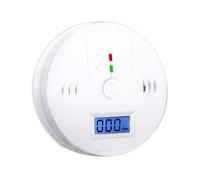 Détecteur de monoxyde de carbone - YYV - Alarme CO2 à affichage LCD - Sans fil - 85 dB - Intérieur