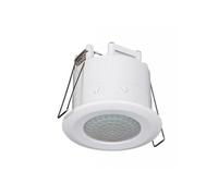 Détecteur de mouvement Ø62 mm blanc 1200 W 360° à encastrer