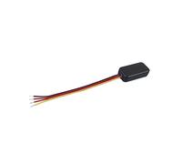 Détecteur de Mouvement à Micro-Ondes Pénétrable DC3-24 V - Interrupteur Marche/Arrêt Automatique, Délai de 30 S, pour Placard et Couloir, Noir
