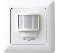 Chacon Détecteur de mouvement 34310 avec interrupteur – 120° & commande de luminosité – Blanc