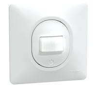 Détecteur de mouvement complet Ovalis, SCHNEIDER ELECTRIC, blanc