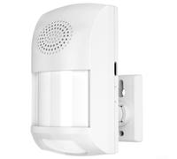 Détecteur de mouvement d'intérieur avec sirène, pour alarme sonore et lumineuse Tuya, détecteur infrarouge sans fil, détecteur de mouvement PIR, pour maison/garage/van/hangar/magasin