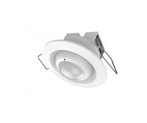 Détecteur de mouvement extérieur avec support de fixation rond au plafond, couverture à 360°