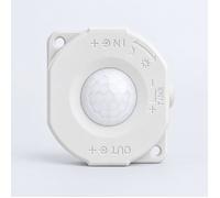 Détecteur de Mouvement PIR 120deg pour Ruban LED 12/24V DC Connecteur Jack Blanc