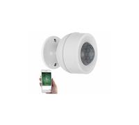 Luminea Home Control Détecteur de mouvement PIR connecté avec capteur de température et d'humidité