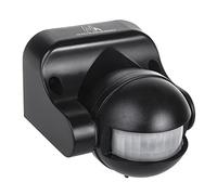 Détecteur de Mouvement PIR, Infrarouge Maclean MCE358 B, IP44, Noir, portée 12m, Charge Max. 800/1200W