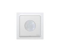 Détecteur de mouvement sans fil blanc pur brillant - Détecteur de mouvement 30m FB55B-wg