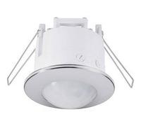 Renkforce 1289331 plafond, encastré Détecteur de mouvements PIR 360 ° relais chrome IP20