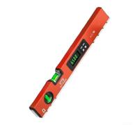 Détecteur de niveau numérique de précision avec aimant puissant et écran rétroéclairé pour menuiserie et travail des métaux - Inclinomètre de poche de 40 mm (400 mm)