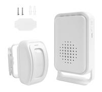 Detecteur de Passage, Alarme Detecteur de Mouvement, Alarme Detecteur Exterieur sans Fil, Sonnette Entrée Magasin, Alarme Maison sans Fil, Alarme Porte