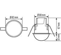 Détecteur de présence de plafond ESYLUX PD-CE 360/24 esclave EP10510755