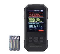 Détecteur de Radiations Portatif, Dosimètre Numérique à Compteur Geiger Moniteur de Radiations RF Testeur de Radiations électromagnétiques pour la Maison, le Bureau, L'usine (Le noir)