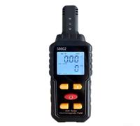 Détecteur de rayonnement de champ électromagnétique avec capteur de température - Testeur numérique EMF avec écran LCD, fonction de verrouillage des données, noir, 152 mm
