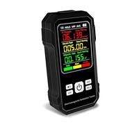 Détecteur De Rayonnement Électromagnétique Numérique, Testeur D'intensité Champ Électrique, Dispositif Détection Force RF, Compteur EMF Une Sensibilité Optimale Toute Confiance(Black)