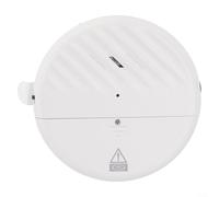 Détecteur de Vibration Alarme Sans Fil pour Portes Fenêtres Sirène Antivol Ultra-Mince 125dB Sensibilité Réglable, Installer Dispositif de Sécurité Adhésif pour Bureau Noir ou Blanc (Blanc)