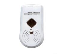 Détecteur de vibrations sismiques P Wave Détecteur de mouvement au sol pour système de sécurité domestique Appareil compact Blanc 21 cm