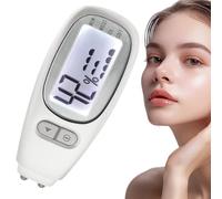 Détecteur d'humidité faciale - Outils portatifs de soins de la peau avec écran LCD numérique | Testeur d'eau de précision pour filles et femmes faciales machine d'analyse FAC
