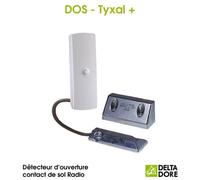 Delta Dore Détecteur d'ouverture pour sol DOS TYXAL+ Radio Blanc Pile