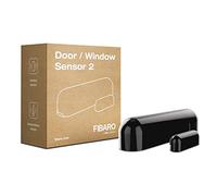Détecteur d'ouverture Z-Wave noir avec sonde de température - Fibaro