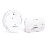 SCS Sentinel - SDA0039 - SecureKit - Détecteur de Fumée 3 Ans CE DAAF + Détecteur de Monoxyde de Carbone DAACO - Alarme 85 DB - Bouton Auto-Test - Indicateur Lumineux - SmokeAlarm 3Y & CO-Alarm