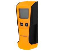 Détecteur Mural de Métaux et Bois, Alarme Sonore, Orange | Scanner Pratique sans Batterie, Plastique, pour Armature et Clou, Usage Simple sur Paroi Intérieure