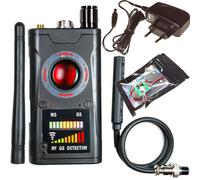 Détecteur scanner de microspies gsm via radio GPS voiture magnétique caméras espion via radio wifi SD carte kit complet de valise chargeur, manuel en italien (K18Special) Anti-Espionnage