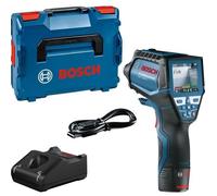 Détecteur thermique Bosch Professional GIS 1000 C avec batterie 12V 2,0Ah, carte Quickstart, cable USB, en L-Boxx - 0601083301