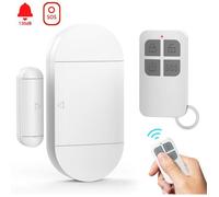 Détecteurs de porte et de fenêtre sans fil avec télécommande et piles, capteur magnétique antivol anti-intrusion