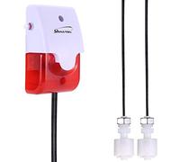 Détection de Niveau d'eau Haut/Bas, Alarme stroboscopique Rouge de 120 DB, capteur de Niveau d'eau (Volume réglable), câble de sonde de 5 m, Peut détecter Le débordement et Le Manque d'eau
