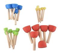 detee assortiment de pouncer de mousse - ensemble de stippler peinture eponge 24 / - Paquet de valeur de mousse de brosse -1.5cm 2cm 3cm 4cm