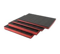 detee Boîte à Outils Mousse 4pcs 18 X12 X2 Pouces et 18 X 12 X 1 Pouce Shadowfoa M Inserts pour les Caisses Feuilles de Stockage en Polyéthylène pour Boîte à Outils