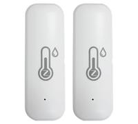 detee Capteur de Température et D'Humidité Intelligent Tuya Zigbee Étanche IP65, Surveillance à Distance Via Application et Alertes pour Maison Intelligente.