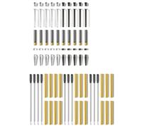 detee Kits de Stylo à Rollerball pour Wood Turning 10pack Premium Titanium-Slimline Fourniture Twist Set Lathe Turning Accessoires