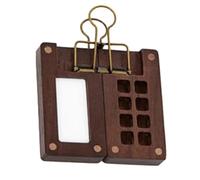 detee Mini Palette D'Aquarelle de Voyage Portable - Boîte de Peinture Acrylique Vide en Bois avec Plateau Carré pour Peinture Artistique, Fournitures D'Art