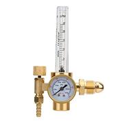 Détendeur Argon Laiton Double Échelle Débitmètre, G5/8 Mâle | Affichage Précis Avec Colonne Et Manomètre, Corps En Pc, Débitmètre De Gaz Pour Soudage Tig Mig Bouteille, Double Échelle