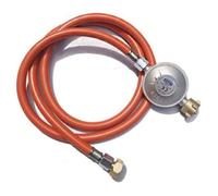 Détendeur de Gaz avec Tuyau Flexible 1,5m pour Bouteille Propane Butane Kit de Connexion Sécurité Barbecue Barbeque Réchaud Camping