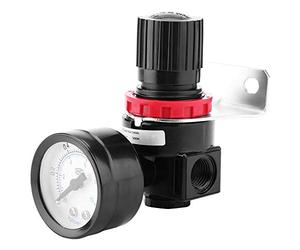 Détendeur de Pression,Akozon AR2000 G1 / 4 régulateur de pression manomètre pour compresseur à commande pneumatique avec manomètre